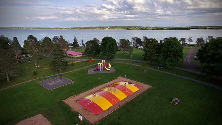 PEI campground on-site recreation activities